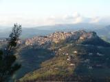 Calascibetta vista da Enna