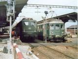 Bahnhof Konstanz BR 141 und BDe 4/4 der MThB(1986) Bahnhof Konstanz BR 141 und BDe 4/4 der MThB(1986)