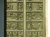 Milano - Duomo - 1a porta minore di sinistra - scultore Arrigo Minerbi, 1948 - Editto di Costantino