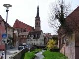 Fuss Schwabach mit Stadtkirche
