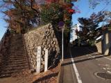 頼政神社の坂 頼政神社の坂