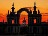 Moskva. Sunset on Tsaritsyno Moskva. Sunset on Tsaritsyno