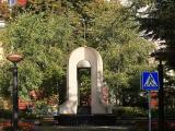 **Monument to victims of the Chernobyl catastrophe**  Пам'ятник жертвам Чорнобильської аварії