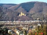 Widok na Ren , Burg Stolzenfels z Burg Lahneck... Widok na Ren , Burg Stolzenfels z Burg Lahneck...