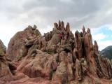 Red Rock fins at the top of the Red Rocks Loop Trail (Boulder) Red Rock fins at the top of the Red Rocks Loop Trail (Boulder)