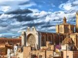 CATEDRAL DE TARRAGONA DESDE EL PRETORIO CATEDRAL DE TARRAGONA DESDE EL PRETORIO