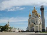 俄罗斯哈巴罗夫斯克--Orthodox churches--教堂广场 俄罗斯哈巴罗夫斯克--Orthodox churches--教堂广场