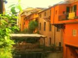 Bologna - Via Alessandrini - Il canale delle Moline ! Bologna - Via Alessandrini - Il canale delle Moline !