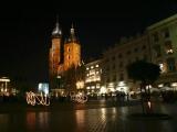 St. Mary's church at night - Krakow, Poland St. Mary's church at night - Krakow, Poland