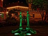 Bayern - Skulptur am Hafen von Lindau (Bodensee). Bayern - Skulptur am Hafen von Lindau (Bodensee).
