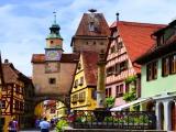 Rothenburg ob der Tauber, Röderbogen mit Markusturm Rothenburg ob der Tauber, Röderbogen mit Markusturm