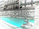 Siena, Fonte Gaia in Piazza del Campo