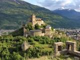 Valère castle as it seen from Tourbillon castle