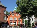 Stadtansicht in der "Hörsterstraße-Stiftsherrenstraße" - Münster (Westfalen), n.N-W