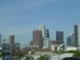 Down town view from Santa Monica Freeway