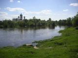 Monastery behind Tikhvinka