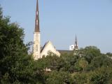 Francis Marion Square Seen from Parking Garage Elevators