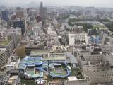 リーガロイヤルホテル32階から見る広島市内 リーガロイヤルホテル32階から見る広島市内
