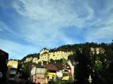 Feldkirch, die Schattenburg im Abendrot Feldkirch, die Schattenburg im Abendrot