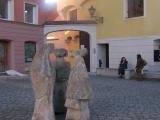 Schwatzende Frauen in Memmingen Schwatzende Frauen in Memmingen