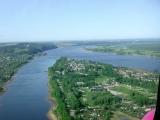 Вид с вертолета на Чайковский Вид с вертолета на Чайковский