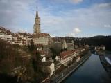 Bern Cathedral, from Kirchenfeldbrücke - Bern, Switzerland Bern Cathedral, from Kirchenfeldbrücke - Bern, Switzerland