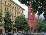 Stargarder Straße mit Gethsemanekirche Stargarder Straße mit Gethsemanekirche