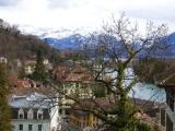 Blick auf Thun, Aare und Thunersee vom Schloss ¦ pilago Blick auf Thun, Aare und Thunersee vom Schloss ¦ pilago