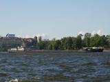 Сухогруз "Невский-30" следует вверх по Неве, у Заячьего острова / The dry-cargo ship "Nevskiy-30" is following upwards the Neva river, by Zayachiy island (27/07/2007)