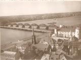 Rīga. Skats uz pontonu tiltu 1959.g., Latvija Rīga. Skats uz pontonu tiltu 1959.g., Latvija