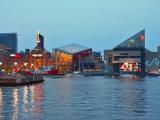 USA - MD - Baltimore. Inner Harbor in the evening