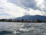 Sicht auf das Ufer von Locarno Sicht auf das Ufer von Locarno