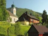 Harrachov_kostel a Čerťák Harrachov_kostel a Čerťák