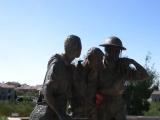 Statues at Veterans Memorial Park Statues at Veterans Memorial Park