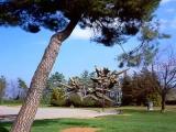 Cuneo - Il monumento alla Resistenza nell'omonimo parco.
