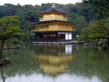 Kinkakuji temple -rain Kinkakuji temple -rain