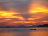 Sunset at Ao-Nang Sunset at Ao-Nang