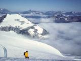 Whatcom Peak and Slesse Mountain from Challenger