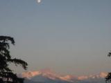 sunset on the Alps