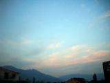 Pink clouds