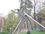 Moscow, Dinamo stadium, a monument to Lev Iashin Moscow, Dinamo stadium, a monument to Lev Iashin