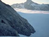 Luna Peak above clouds