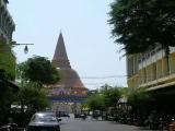 Phra Pathom Chedi, Nakhon Pathom [View from Rodfai Road]
