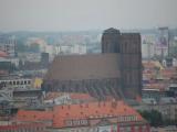 Wroclaw  - la Chiesa di Santa maria Maddalena vista dalla torre della Cattedrale di San Giovanni Battista