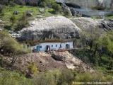 Dwelling house built in rocks, Chufut-Kale, Crimea Dwelling house built in rocks, Chufut-Kale, Crimea