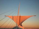 Milwaukee Art Museum at sunset
