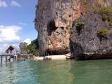 Landing at the “James Bond Island”