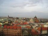 Panorama di Cracovia dalla torre di Wawel