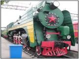 Schnellzugdampflokomotive P 36 im Eisenbahnmuseum bei Nowosibirsk/Akademgorodok Schnellzugdampflokomotive P 36 im Eisenbahnmuseum bei Nowosibirsk/Akademgorodok