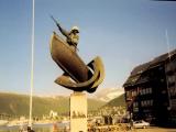 Norweski pomnik... Wielorybnik?? Tromsoe. Norweski pomnik... Wielorybnik?? Tromsoe.